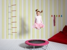 AS Creation Esprit Kids 3 geel strepen behang 94114-1