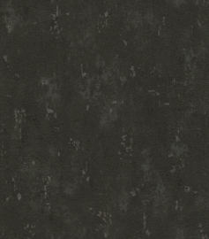 Behang zwartgrijs betonprint 609141