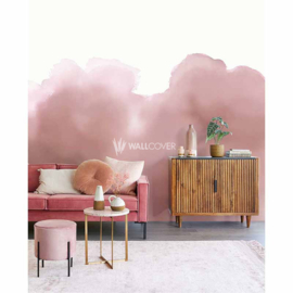 Eijffinger Waterfront Wallpower Aquarelle Rose 300916