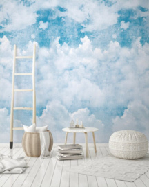 Dutch Wallcoverings One Roll One Motif behang Blue Clouds A42501