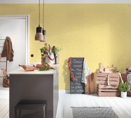 Geel behang 169211