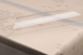 tafelzeil tafelkleed doorzichtig transparant 0,30 mm dik