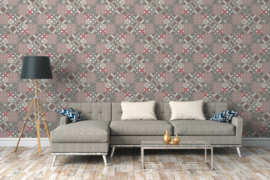 Retro behang patchwork new life 37684-3