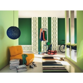 Rasch Chorus Line groen unie behang 469318