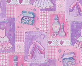 AS Creation Boys and Girls Patchwork behang 30597-1