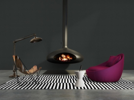 AS Creation San Francisco 3087-57 Vinylbehang – Uni Zwart Linnenlook – Modern Design