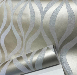 goud glitter barok behang vlies retro 3D effect Erik Kuster stijl