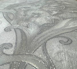 Glitter behang barok beige zandkleuren landelijke stijl Ornamenten