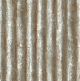 Dutch Reclaimed behang FD22335 Corrugated Metal Rust