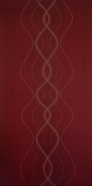 732917 bordeaux rood goud retro behang