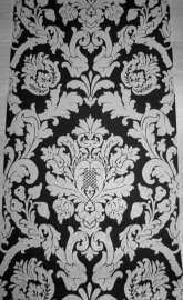 zwart zilver glitter vinyl barok behang 416-05 | BAROK BEHANG | ABCBEHANG de grootste van nederland direct