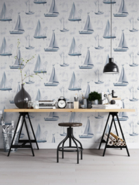 Behang met zeilboten G56420 Global Fusion