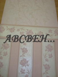 GLITTER BEHANG ROZE CREME STREEPJES BLOEMEN KLASSIEK 73