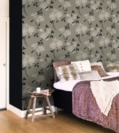 BN Wallcoverings Glamorous 46763 bruin/taupe, zwart vlies