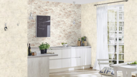 Steen behang betonlook lijkt net gemetseld 939316
