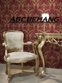 klassiek behang rood goud xx111