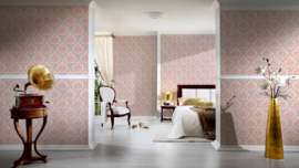 Barok behang roze 36697-2