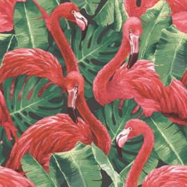 Behang met flamingo's  G56405  Global Fusion