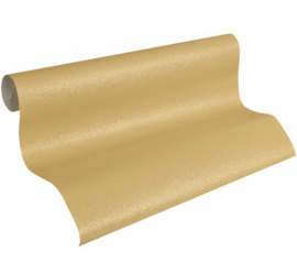 Goud behang Nobile 959823 Vliesbehang Effen 0,70 m x 10,05 m klassiek