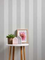 Blokstreepbehang met een textiellook 31403-1