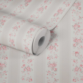 landhuis stijl bloemen behang 39069-4