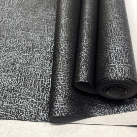Glitter Behang Zwart Zilver Modern Vliesbehang