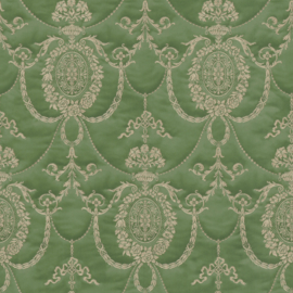 Barok behang groen 532142