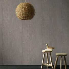 Hout behang  5820-34 | Vliesbehang met diepte effect