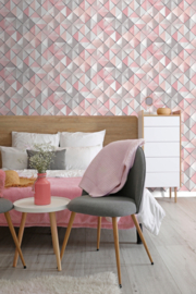 Dutch Wallcoverings Pop behang Ruit M46703