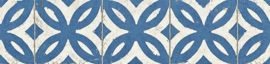 behangrand delfst blauw retro xxx59