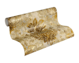 barok behang vlıes beıge bruın bronz 36456-1