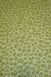 luipaardprint lime groen dieren print behang 68