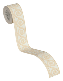 KLASSIEKE BEHANGRAND | Zelfklevend  beige wit - A.S. Création Only Borders 11