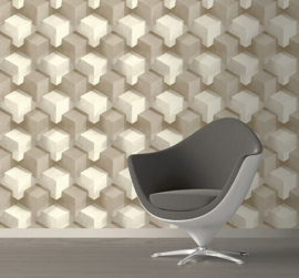 Ugépa Prisme 3d behang L20107
