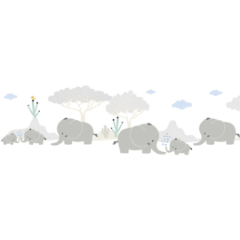 baby behangrand olifanten 40374-7