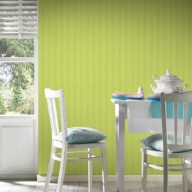 limegroen vlies behang 302469