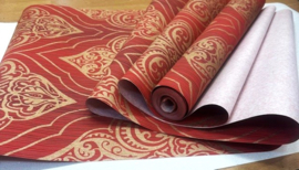 Cafe kroegen vlies behang rood goud barok