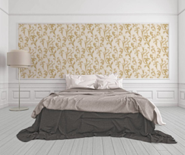 behang glitter bruin goud barok 32476-2