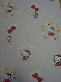 hello kitty blauw behang 85