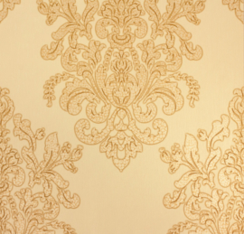 Hermitage barok crème metallic behang 34143-4