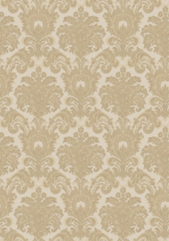 Barok behang beıge creme taupe vıntage 3934