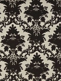 zwart creme vloers vlies barok behang 24