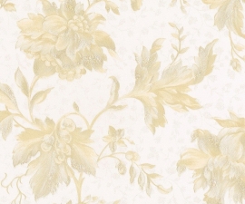 romantisch engels bloemen behang klassiek creme 320106