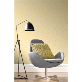 Retro behang geel 310016