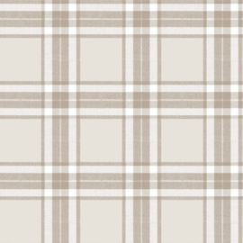 Behang met tartan ruit 84056 Blooming Garden 6