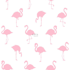Esta Home Jungle Fever behang Flamingo's 138992