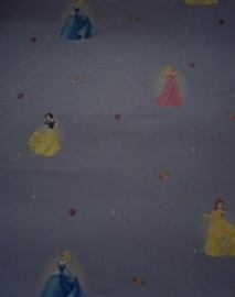 disney behang paars prinsessen meisjes