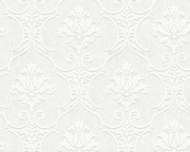 wit overschilderbaar behang barok 35476-1