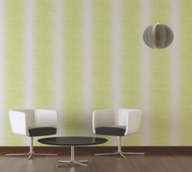 Groen strepen Behang 31947-3