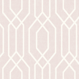 Retro behang roze arthouse 908208